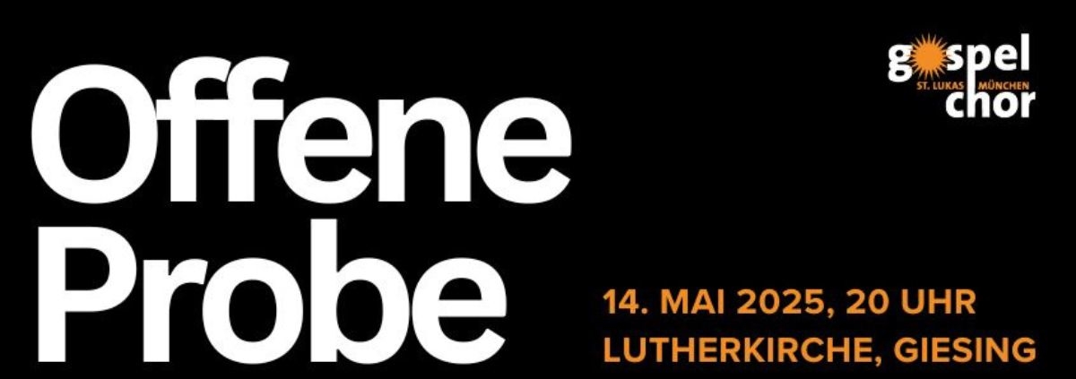 Offene Probe am 14. Mai 2025