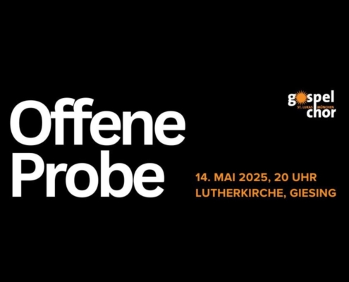 Offene Probe am 14. Mai 2025